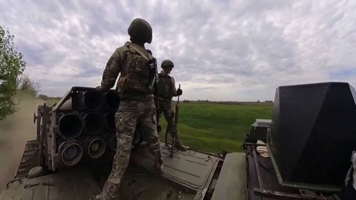 Ruský útok drony proti Ukrajině