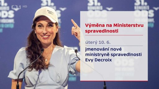 Střídání na ministerstvu spravedlnosti