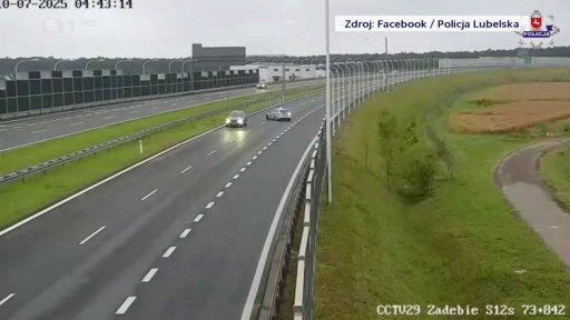 Český řidič v protisměru na dálnici v Polsku