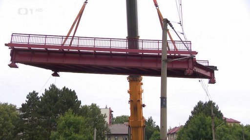 Oprava železničního mostu v Jihlavě