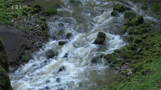 Nadbytek vody v Punkevních jeskyních
