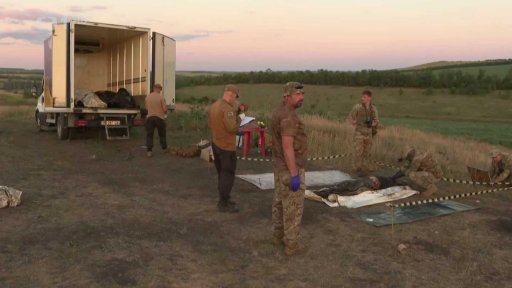 Hledání ostatků vojáků padlých na Ukrajině