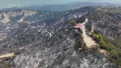 Ničivé požáry v jižní Evropě