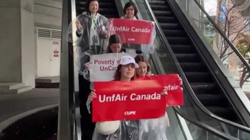 Stávka zaměstnanců kanadských aerolinek