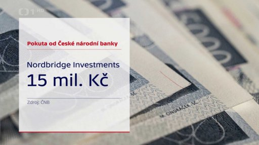 Pokuta od České národní banky