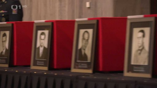 Návrat ostatků devíti Čechoslováků