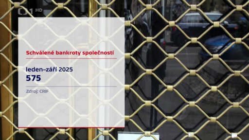 Schválené bankroty společností