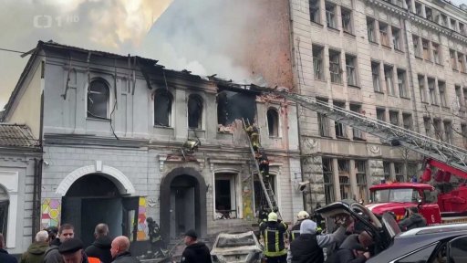 Ruský útok na Ukrajinu