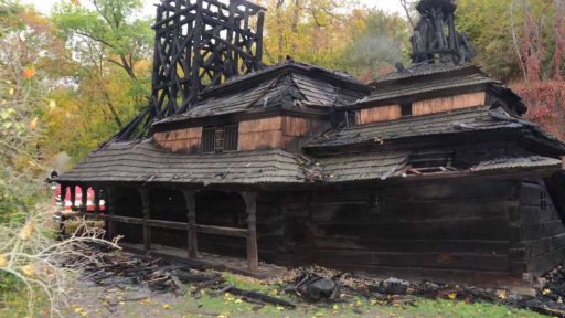 Obnova vyhořelého kostela sv. Michaela