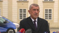 Prezident jednal s Andrejem Babišem