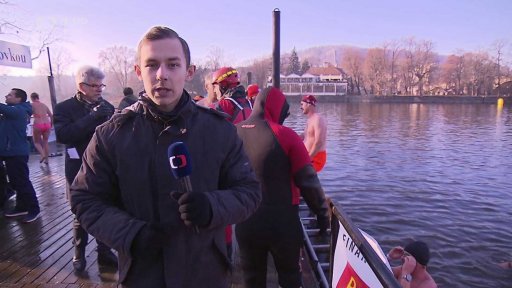 Prosincové koupání otužilců