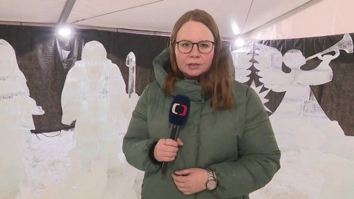 Ledové sochy na Pustevnách