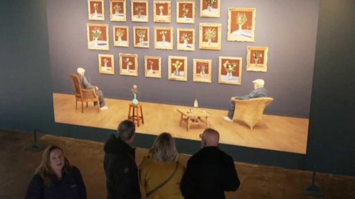 Výstava výtvarníka Davida Hockneyho