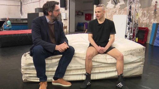 Ukrajinský artista v Cirku La Putyka