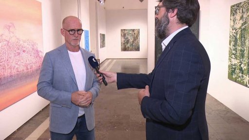 Výstava malíře Jana Pištěka