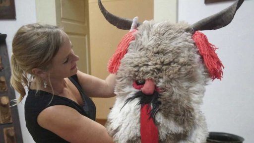 Lidové masky v muzeu Valašska