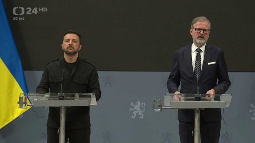 Zelenskyj v Praze