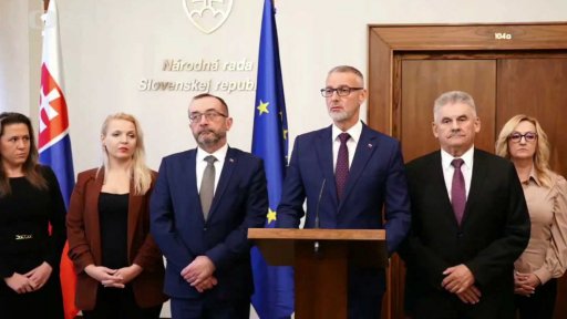 Násilí a vulgarismy ve slovenské národní radě