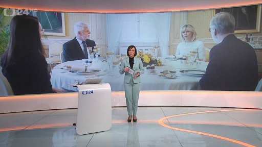 Prezident s chotí obědvali s premiérským párem