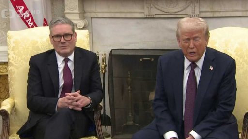 Do Bílého domu přijel britský premiér Starmer