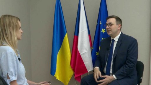 Návštěva ministra Lipavského na Ukrajině