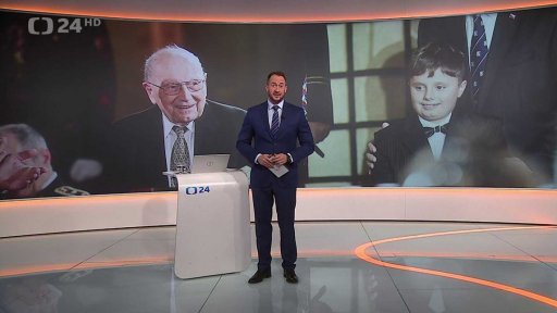 Medaile Za zásluhy z rukou prezidenta Pavla