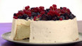 Andělský dort s ovocem