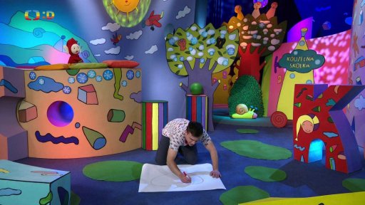 Matouš maluje domeček jedním tahem + rozloučení