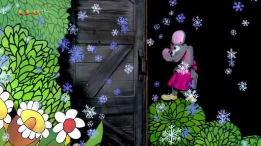 Tryskáček dává dohromady nahrávky ohňostrojů, aby je použil v písničce.