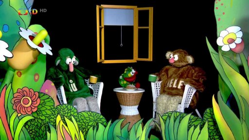 Jůheláci si medí u bábovky, když tu zaťuká První posel Jara a loudí bábovku. Je to - je to Muf ve lstivém převleku. Jůheláci se s ním rádi rozdělí a uvítají i samotné Jaro.