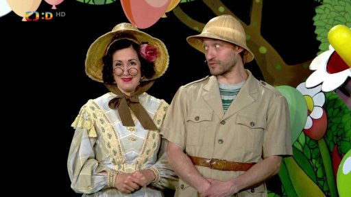 Polapil s Pipetou se loučí a přejí dětem ještě jednou všechno nejlepší k jejich svátku, a nechybí ani pusa štípaná...