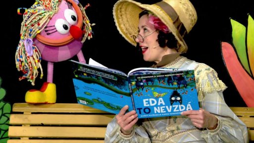 Pipeta s Fámulou dětem představí krásnou knihu s názvem Eda to nevzdá, je o kaloňovi.