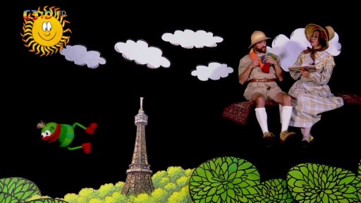 Pipeta a Polapil potkají Mufa, který shání lístky do kina na Pohádky po babičce.