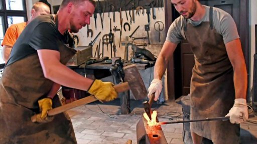 Workshop kovářů v Těšanech