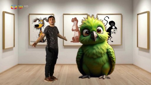 Kakapo - ulítlý papoušek