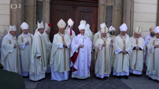 Svěcení nového královéhradeckého biskupa Prokopa Brože