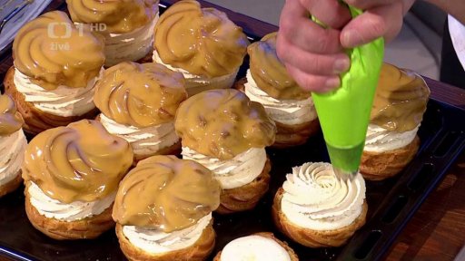 Karamelové větrníky šéfcukráře Lukáše Pohla - 2. část