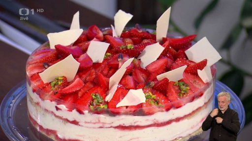 Narozeninový jahodový dort - 1. část