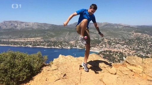 Mistr světa ve footbagu Jan Weber