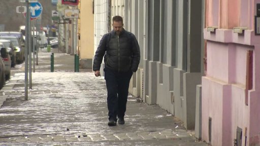 Kluzké chodníky a úrazy