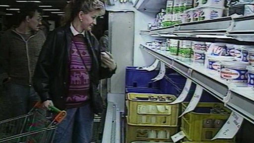 Prudké zdražení zboží v lednu 1991