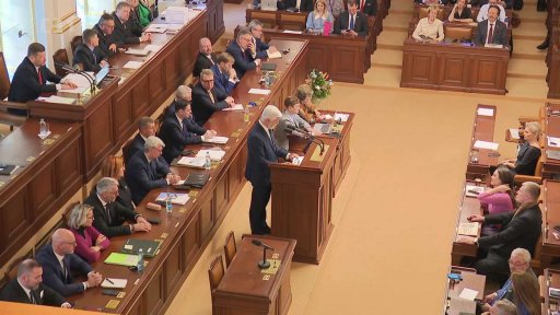 Prezident vystoupil ve sněmovně s projevem