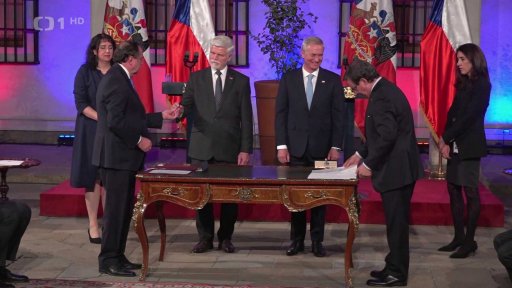 Prezident Pavel ná návštěvě v Chile
