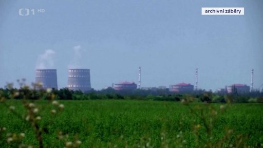 Ruský úder u Záporožské jaderné elektrárny