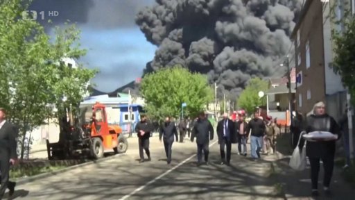 Dronové útoky zasáhly tanker i rafinerii