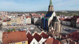 Oprava střechy plzeňské katedrály