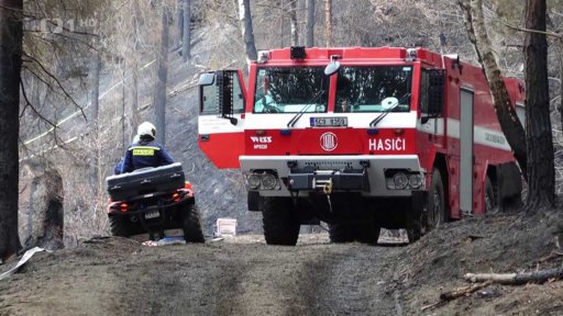 Týden od požáru v Českém Švýcarsku
