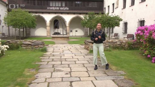 Sovětská vlajka na písecká radnici