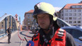 Požár v Českých Budějovicích