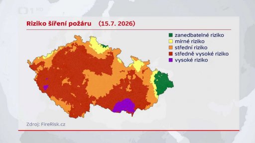 Sucho zvyšuje riziko požárů